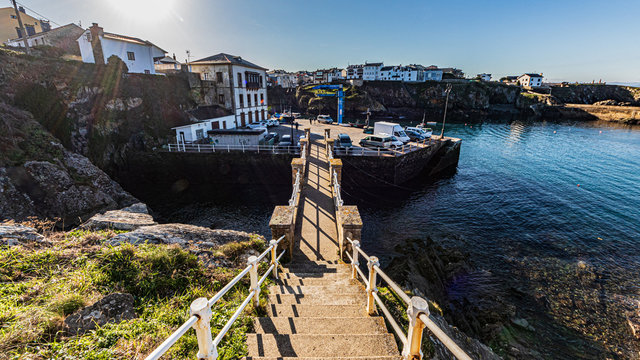 view of tapia de casariego spain