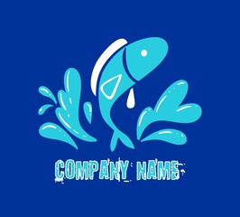 Fish logo design