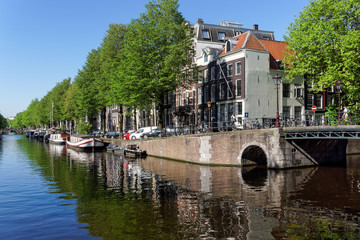 Obraz premium The Herengracht canal in Amsterdam, Netherlands