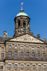 Fototapeta na wymiar Royal Palace Amsterdam on the Dam Square in Amsterdam, Netherlands