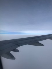 Obraz premium wing of an airplane