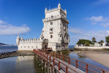 The Tower of Belém in Lisbon Portugal