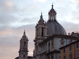 Fototapeta na wymiar cathedral of christ the savior in rome