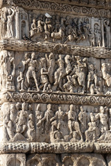 Ancient Roman Arch of Galerius in Thessaloniki, Greece