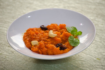Indian Foods on the table. The typical food idea of India is curry with so much spices.