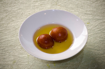 Indian Foods on the table. The typical food idea of India is curry with so much spices.