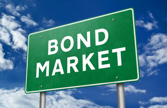 Bond Market - Road Sign Illustration