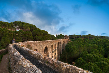 Fototapeta premium Ancient Aqueduct of Pegoes - Tomar - Portugal - XVI century