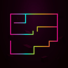 warehouse nolan style icon. Simple thin line, outline vector of building landmarks icons for ui and ux, website or mobile application