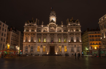 Fototapeta na wymiar Lyon Hotel de ville