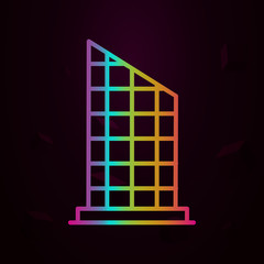 university nolan style icon. Simple thin line, outline vector of building landmarks icons for ui and ux, website or mobile application