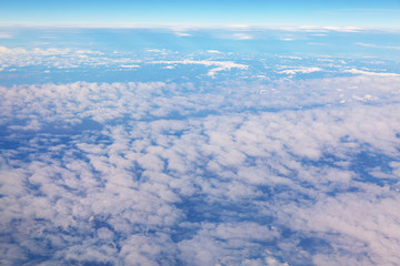 Fototapeta na wymiar fantastic sky background with clouds