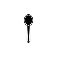 a spoon icon. Simple glyph, flat vector of kitchen icons for ui and ux, website or mobile application
