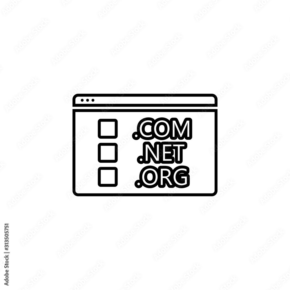 Poster website icon. simple thin line, outline vector of web icons for ui and ux, website or mobile applica