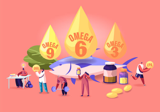 The Ultimate Omega-3 Supplement Guide: What You Need to Know 1 Omega Fat Concept. People Take Products and Vitamins with Polyunsaturated Fatty Acids Natural Organi