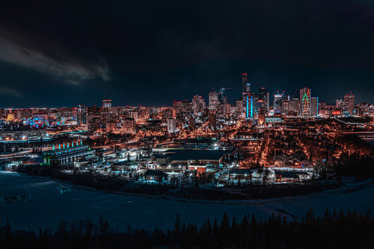City at night.