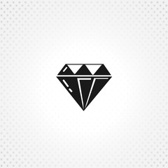 Diamond icon on white background