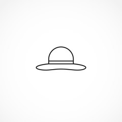 hat icon on white background
