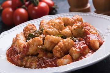 Gnocchi di patata in tomato sauce