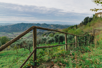 Fototapeta na wymiar A Tuscany Hill