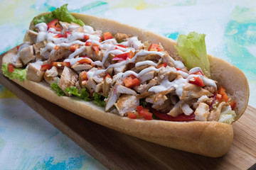 Grilled chicken sandwich