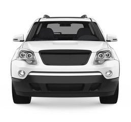 SUV Car Isolated