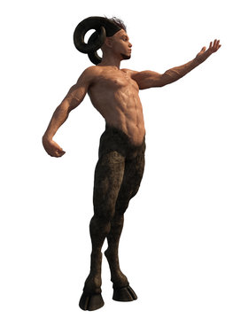 Faunus pan deer