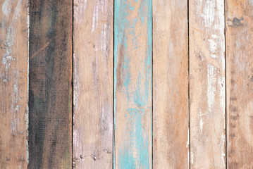 Vintage wood background - Wooden panel with beautiful patterns. old weathered wooden plank painted...