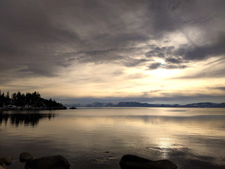 Scenic overlook of Memorial Point , Lake Tahoe Nevada