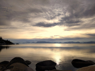 Scenic overlook of Memorial Point , Lake Tahoe Nevada