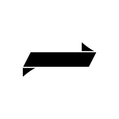 Ribbon icon. Simple decoration band icons for ui and ux, website or mobile application