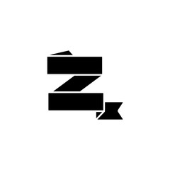 Ribbon icon. Simple decoration band icons for ui and ux, website or mobile application