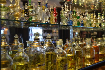 Factory essential oils in egypt, a large assortment of essential incense and oils