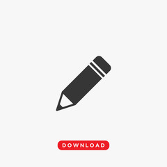 Pencil Icon Design, Vector EPS10