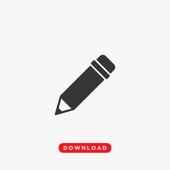 Pencil Icon Design, Vector EPS10