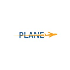 Plane Travel logo vector