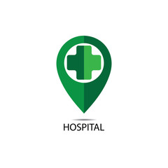 Obraz premium Location icon map pin pointer. GPS navigation locate symbol