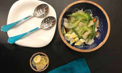 chicken and vegetable salad 