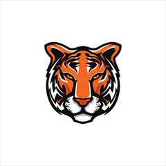 abstract tiger head logo