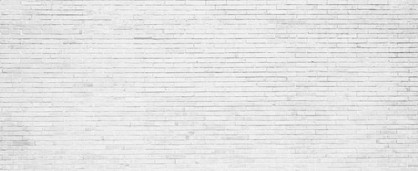 Fototapeta premium White brick wall texture for background