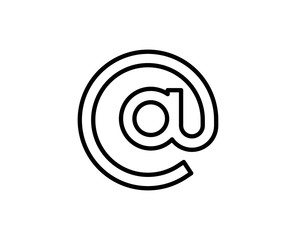 E-mail line icon