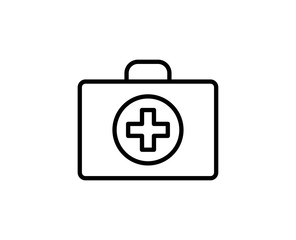 Obraz premium Medical line icon