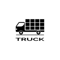 Truck icon ilustration vector template