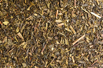 Green tea texture background