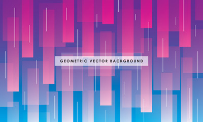 Abstract colorful gradient geometric shapes background. Modern vector design template.