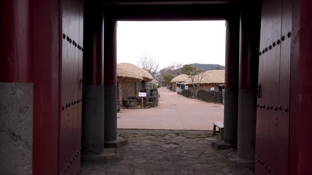 jeju seongeub Folk Village, South Korea