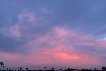 Overcast Sunset 05