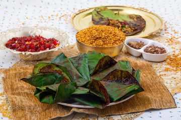 Indian Traditional Mouth Freshener Sweet Paan Also Known as Masala Paan, Meetha Paan, Plain Paan or Beeda