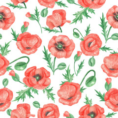 Poppies pattern