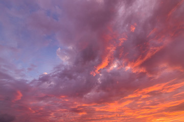 Fototapeta na wymiar Storm Sunset 03